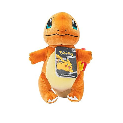 Pokémon Charmander Select Velvet Plush - 8-Inch Charmander Plush with Unique Velvet Fabric and Authentic Details