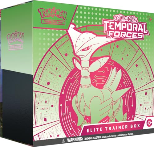 Pokemon TCG: SV5 Temporal Forces Elite Trainer Box - Iron Leaves