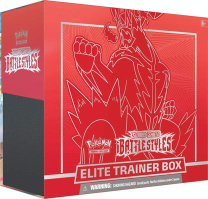 Pokemon TCG: Sword & Shield - Battle Styles Elite Trainer Box - Red