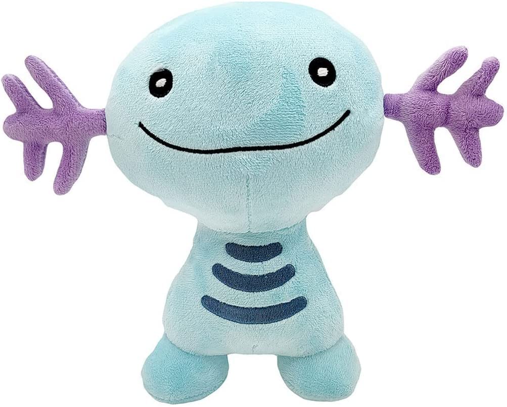 OMG ALL STORE Axolotl Plush Salamander Toy Fun and Soft Plush Stuffed Toy for Game Fans Gift Soft Stuffed Pillow Doll for Kids and Adults (8 Inch) (Blue)