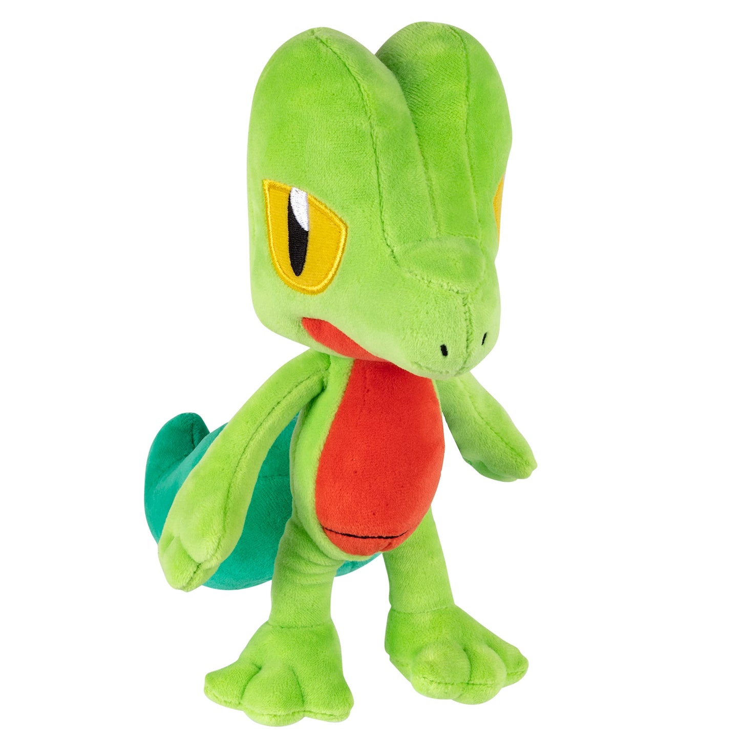 Pokemon 8" Treecko Plush - Officially Licensed - Ruby and Sapphire Starter Figure - Authentic Soft Stuffed Animal Toy - Easter Basket Stuffer Gift for Kids, Boys, Girls - 2+