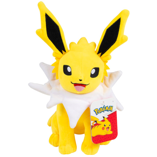 Pokémon 8" Jolteon Plush - Officially Licensed - Eevee Evolution Figure - Authentic Soft Stuffed Animal Toy - Easter Basket Stuffer Gift for Kids, Boys, Girls - 2+