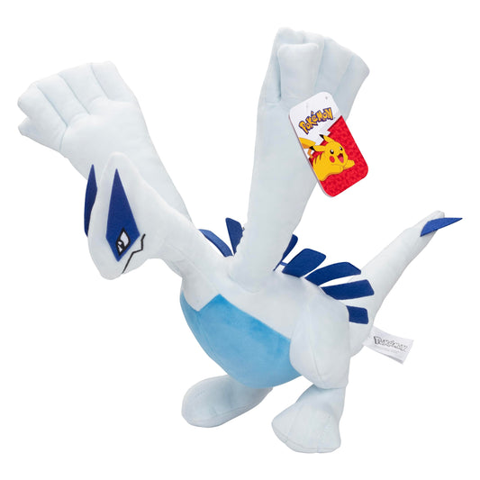 Pokemon 12" Large Lugia Plush - Officially Licensed - Diamond & Pearl Legendary Figure - Authentic Soft Stuffed Animal Toy - Easter Basket Stuffer Gift for Kids, Boys, Girls - 2+