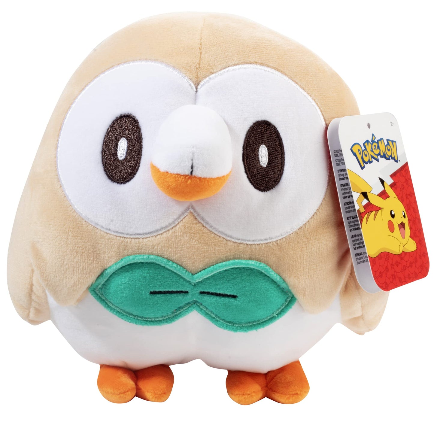 Pokemon Legends: Arceus Starters 8" Plush 3-Pack - Rowlet, Cyndaquil & Oshawott - Officially Licensed - Authentic Soft Stuffed Animal Toy Figures - Gift for Kids, Boys, Girls - 2+