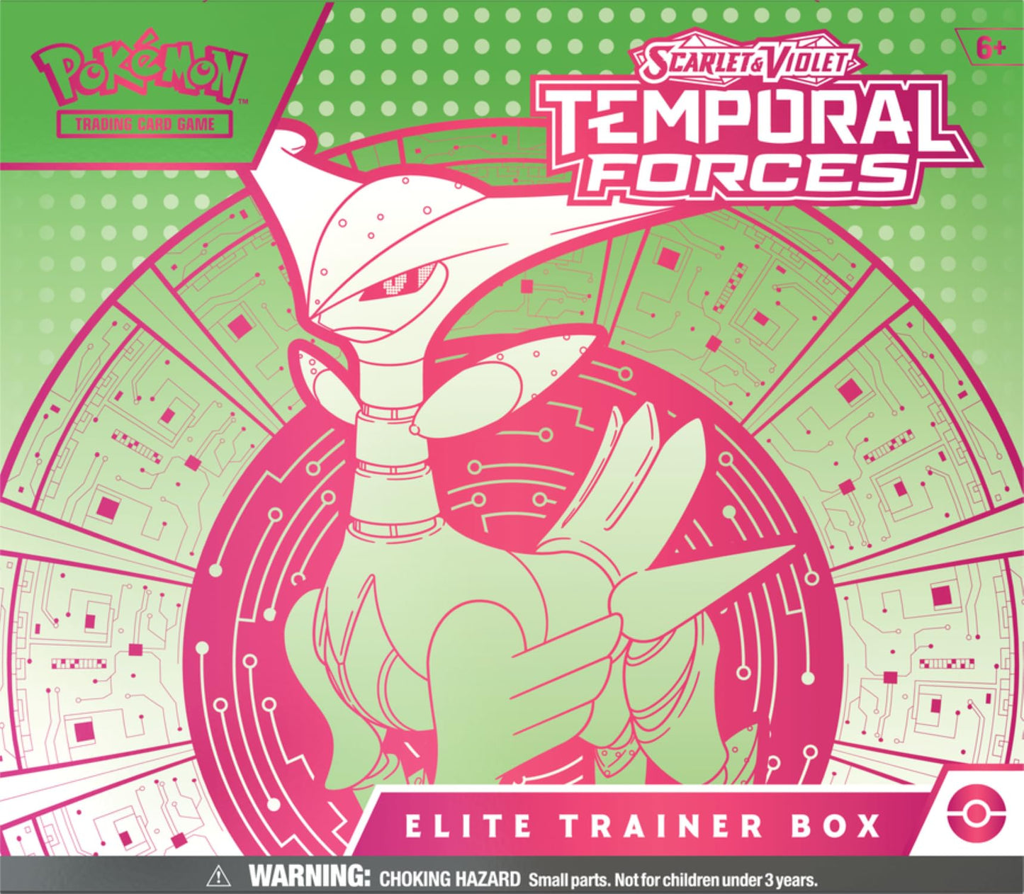 Pokemon TCG: SV5 Temporal Forces Elite Trainer Box - Iron Leaves