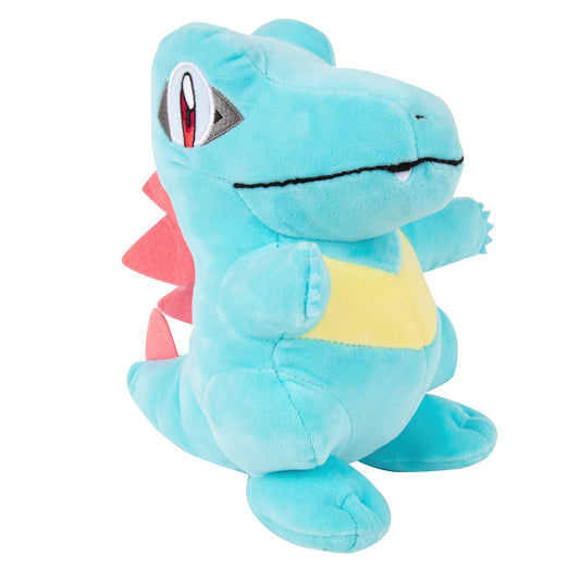 Pokémon 8" Totodile Plush - Officially Licensed - Gold and Silver Starter - Authentic Soft Stuffed Animal Toy Figure - Easter Basket Stuffer Gift for Kids, Boys, Girls - 2+