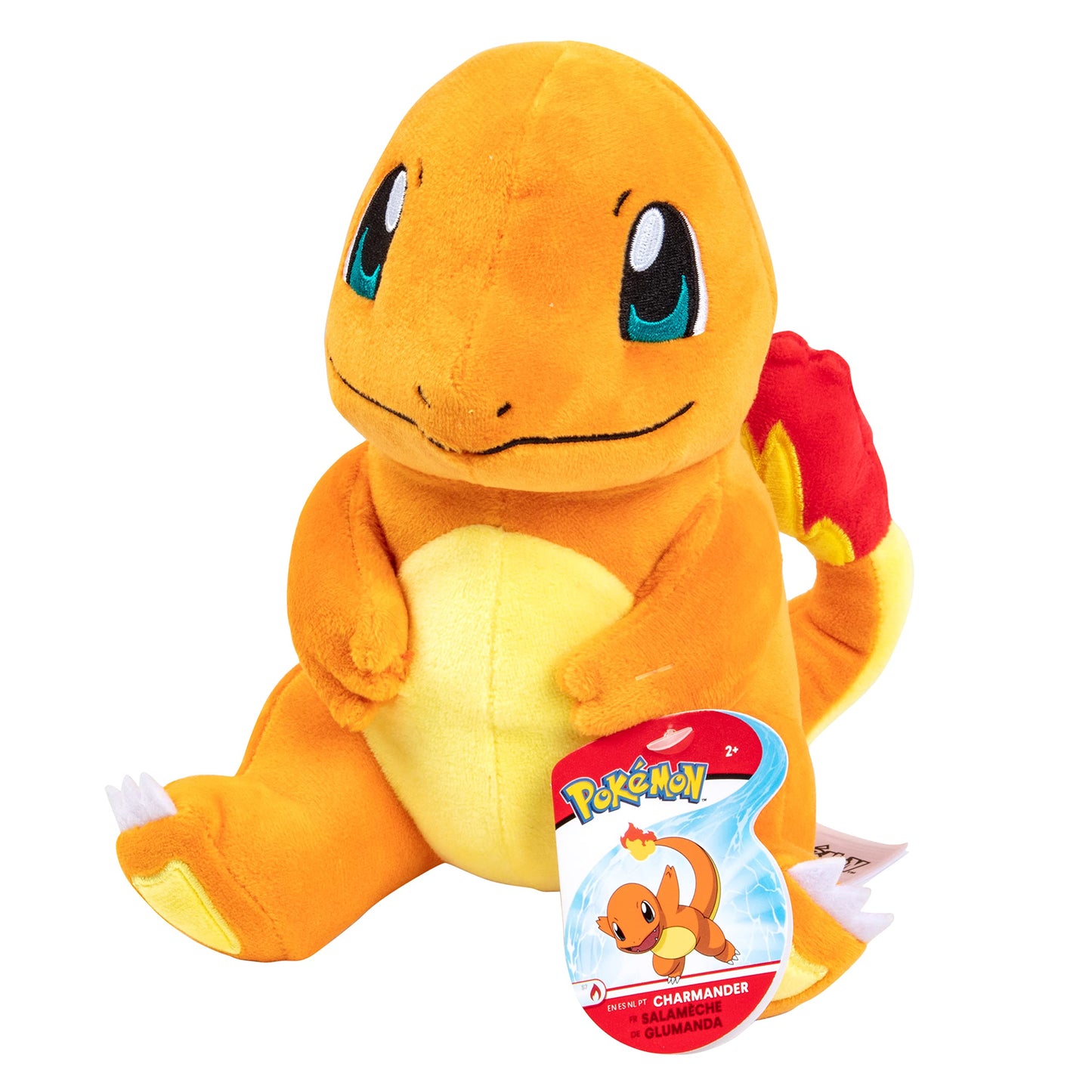 Pokemon 8" Plush Starter 3-Pack Charmander, Squirtle, Bulbasaur - Generation 1 Figure Set - Officially Licensed - Stuffed Animal Toy - Easter Basket Stuffer Gift for Kids, Boys, Girls - 2+