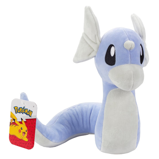 Pokemon 8" Dratini Plush - Officially Licensed - Scarlet & Violet Dragonair Evolution Figure - Authentic Soft Stuffed Animal Toy - Easter Basket Stuffer Gift for Kids, Boys, Girls - 2+