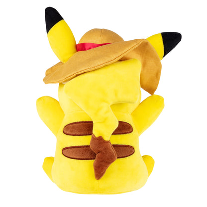 Pokemon 8" Pikachu Plush with Hat Accessory - Officially Licensed Limited Edition - Authentic Soft Stuffed Animal Toy Figure - Easter Basket Stuffer Gift for Kids, Boys, Girls - 2+