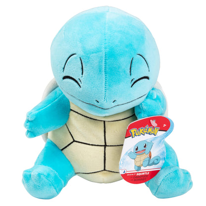 Pokemon 8" Plush Starter 3-Pack Charmander, Squirtle, Bulbasaur - Generation 1 Figure Set - Officially Licensed - Stuffed Animal Toy - Easter Basket Stuffer Gift for Kids, Boys, Girls - 2+