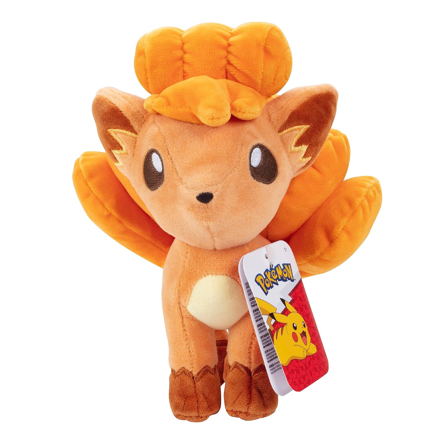 Pokemon Vulpix 8" Plush - Officially Licensed - Generation One Figure - Authentic Soft Stuffed Animal Toy - Easter Basket Stuffer Gift for Kids, Boys, Girls - 2+