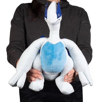 Pokemon 12" Large Lugia Plush - Officially Licensed - Diamond & Pearl Legendary Figure - Authentic Soft Stuffed Animal Toy - Easter Basket Stuffer Gift for Kids, Boys, Girls - 2+